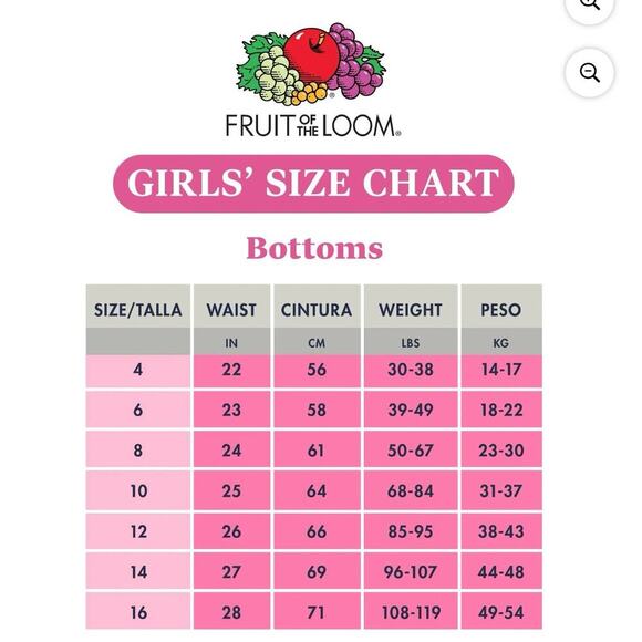 Fruit of the Loom Girls' Boy Short Underwear 14 Pack Size 14 Panties - Picture 11 of 11